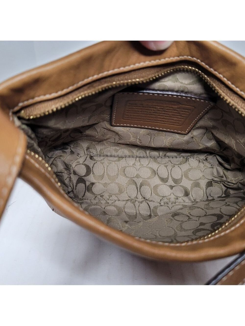 Coach Leather Demi Baguette - Picture 12 of 16